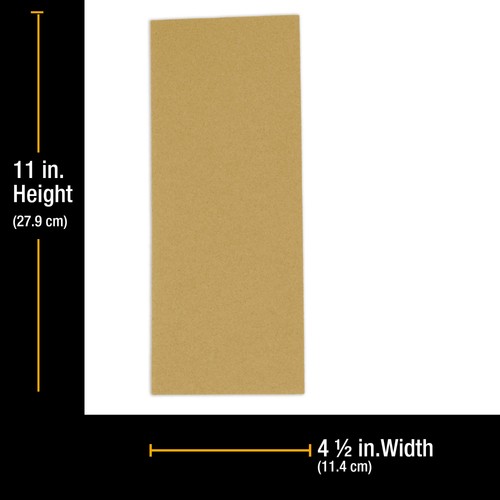 100 Grit - 1/2 Sheet Size 4-1/2" x 11" Hook & Loop Sandpaper - 16 Sanding Sheets - Bild 2 von 5