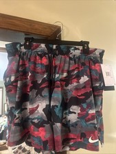 Nike Swim Classic Camo 5" Volley Shorts 4Way Stretch Mens 2XL Mesh Liner
