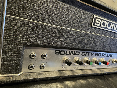 SOUND CITY 50 PLUS Vintage Valve Amplifier 1970, Excellent Condition.