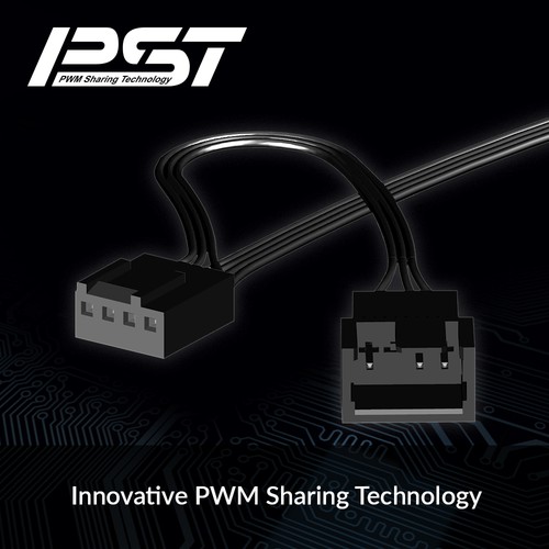 ARCTIC P8 PWM PST (Black) 5 Pack 80 mm Case Fan PWM Sharing Technology PST PC - Afbeelding 6 van 8