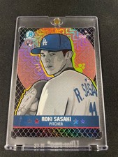 Marketplace image: ROKI SASAKI RC 1/1 2025 Bowman Chrome Mega - Rose Gold Mojo Ascensions 1/1 RC