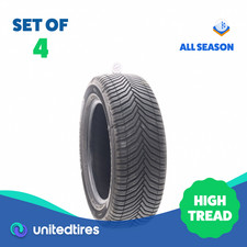Set Of 4 Used 22560r17 Michelin Crossclimate 2 99h - 9.5-1032 Set Of 4 Used 22560r17 Michelin Crossclimate 2 99h - 9.5-1032