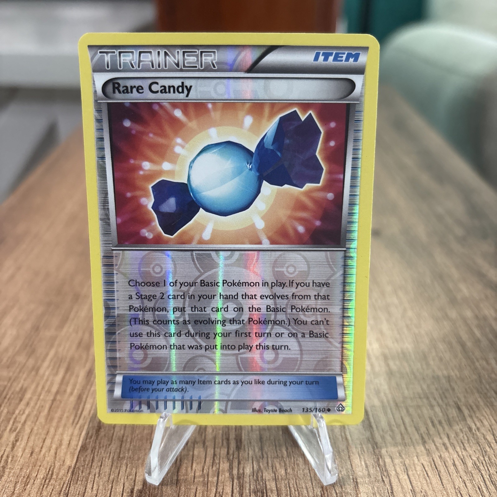Rare Candy 135/160 Uncommon Primal Clash Pokemon TCG Reverse Holo LP