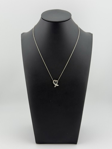 Tiffany & Co Paloma Picasso Loving Heart Sterling Silver .925 16” Necklace #526
