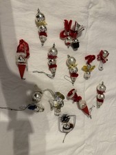 Alter gablonzer Christbaumschmuck Konvolut Alt Vintage Xmas Figuren