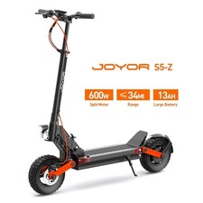 Electric Scooter 10inch Folding 600W Motor 48V13AH 34KM Offroad Adult E-Scooter