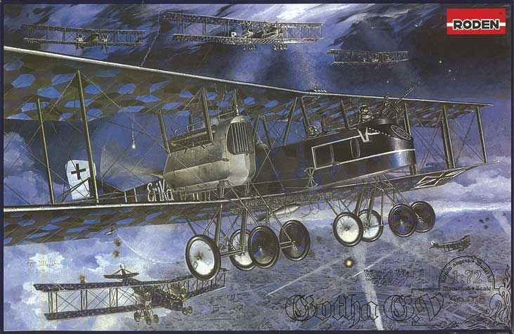 Roden 016 - 1:72 Gotha G.V WW I - New