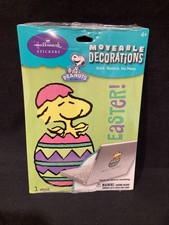 Hallmark Peanuts Woodstock Moveable Stickers HAPPY EASTER 2011 New