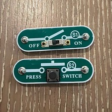 ELENCO SNAP CIRCUITS S1 Slide Switch S2 Push Button Switch Replacement Parts