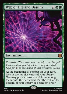 Web of Life and Destiny - 122 - NM - Marvel's Spider-Man - MTG