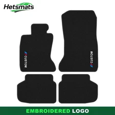 For BMW 7 Series F01 2008-2015 Custom Black Velour Carpet Car Floor Mats Liners