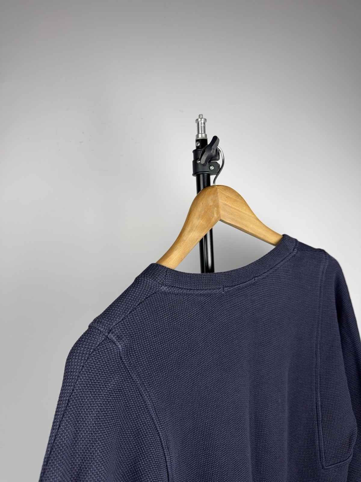 Luxury 00s Lacoste Navy Knit Long Sleeve Dress Women’s 38 / S Size thumbnail 13