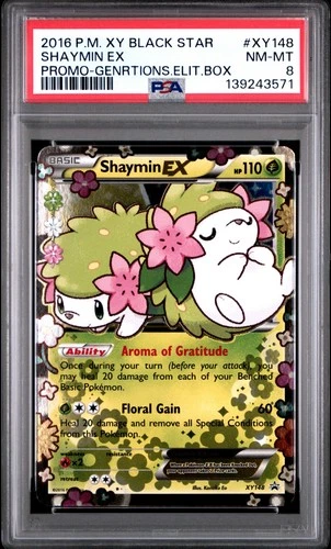 Shaymin EX XY148 XY Holo PSA 8
