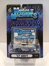 Funline Muscle Machines '57 CHEVY Bel Air 1:64 Diecast - 02-58