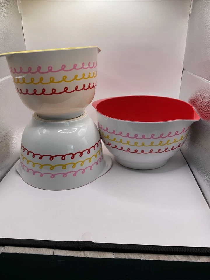 Juego de 3 cuencos mezcladores de melamina Cake Boss Foto 2 de 4