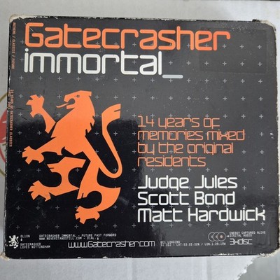 Gatecrasher Immortal Future Fast Forward 3CD Judge Jules Scott Bond Trance