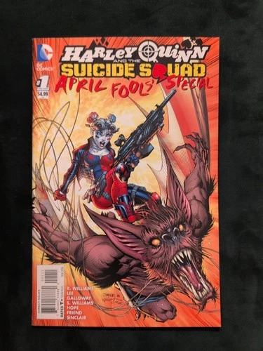 HARLEY QUINN AND THE SUICIDE SQUAD APRIL FOOLS SPECIAL #1 JIM LEE VARIANT