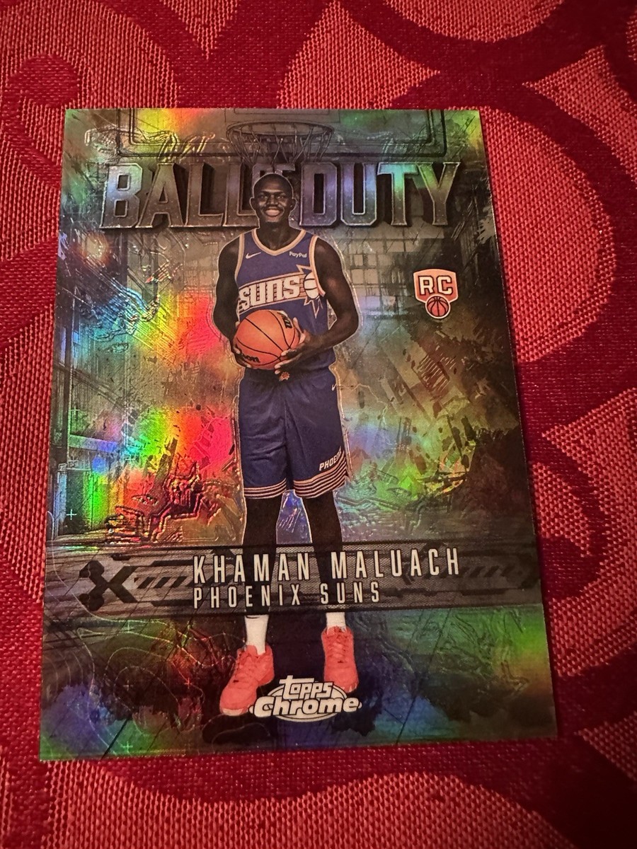 KHAMAN MALUACH - 2025-26 Topps Chrome Ball Of Duty RC Refractor