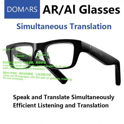 Domars Wireless Smart AR Glasses AI Assistant Subtitle Translation Navigation
