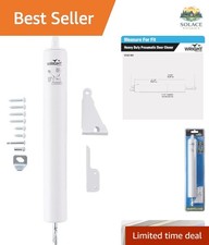 Heavy-Duty Pneumatic Door Closer – Adjustable, Quiet Closing for Storm Doors