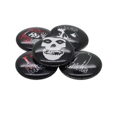 Misfits Skull Unisex Badge Set multicolour, metal,
