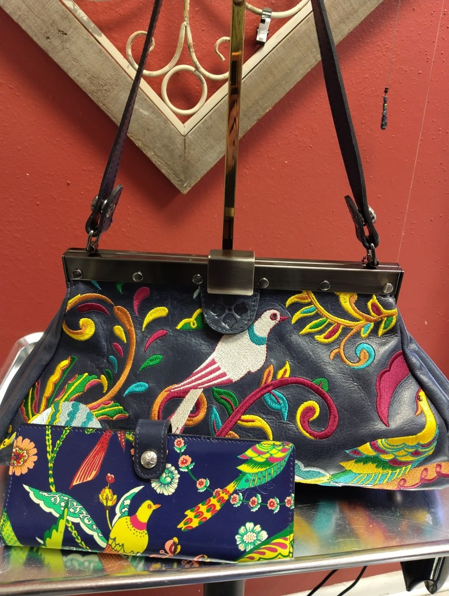 Patricia Nash RARE Birds Of Paradise Bag With Matching  display picture 1