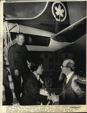 1971 Press Photo Huang Hua, Chinese Ambassador to Canada arrives in Ottawa