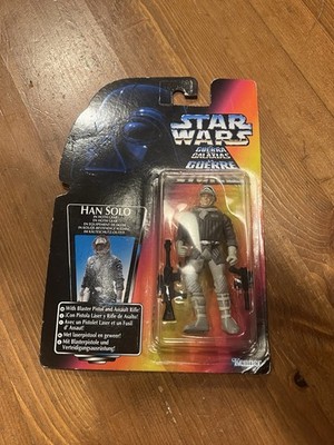 Star Wars 90s Sealed Han Solo & Lando Calrissian 3.75in figures, sealed in Box 2