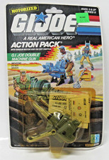 New Sealed Hasbro GI Joe Action Pack Motorized Double Machine Gun 1988