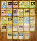 28 Vintage Pokemon Card Lot - Base Set 2 WoTC TCG L1