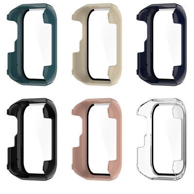 Replacement PC+Tempered Film Integrated Protective Shell Case for OPPO Watch SE