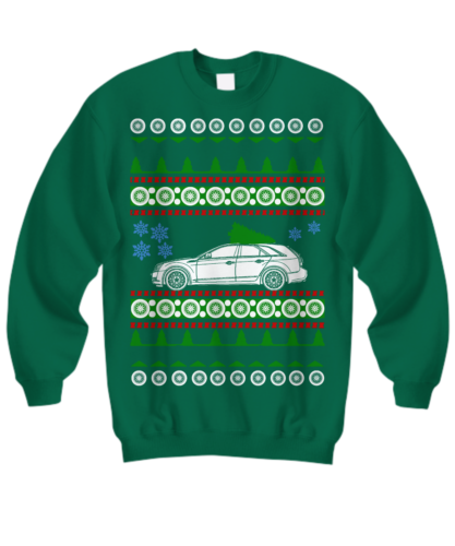 Cadillac CTS-V Wagon 2012 vilain pull de Noël - Sweat-shirt - Photo 1 sur 11