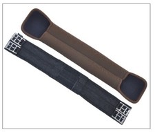 8mm Brown Neoprene Washable Center Elasticated Dressage Girth 