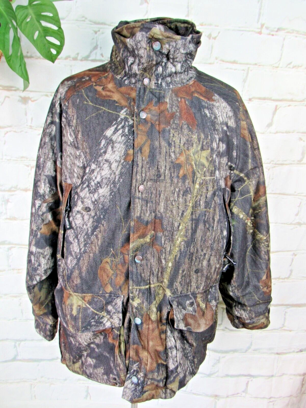 Arctic Shield Mossy Oak hunting camouflage Thermal lined Jacket Large 42/44
