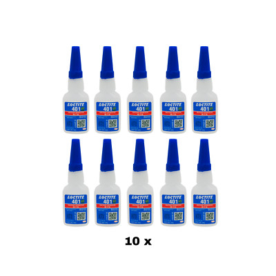 10 Bottles Loctite 401 Instant Adhesives Super Glue 20g Free Ship US