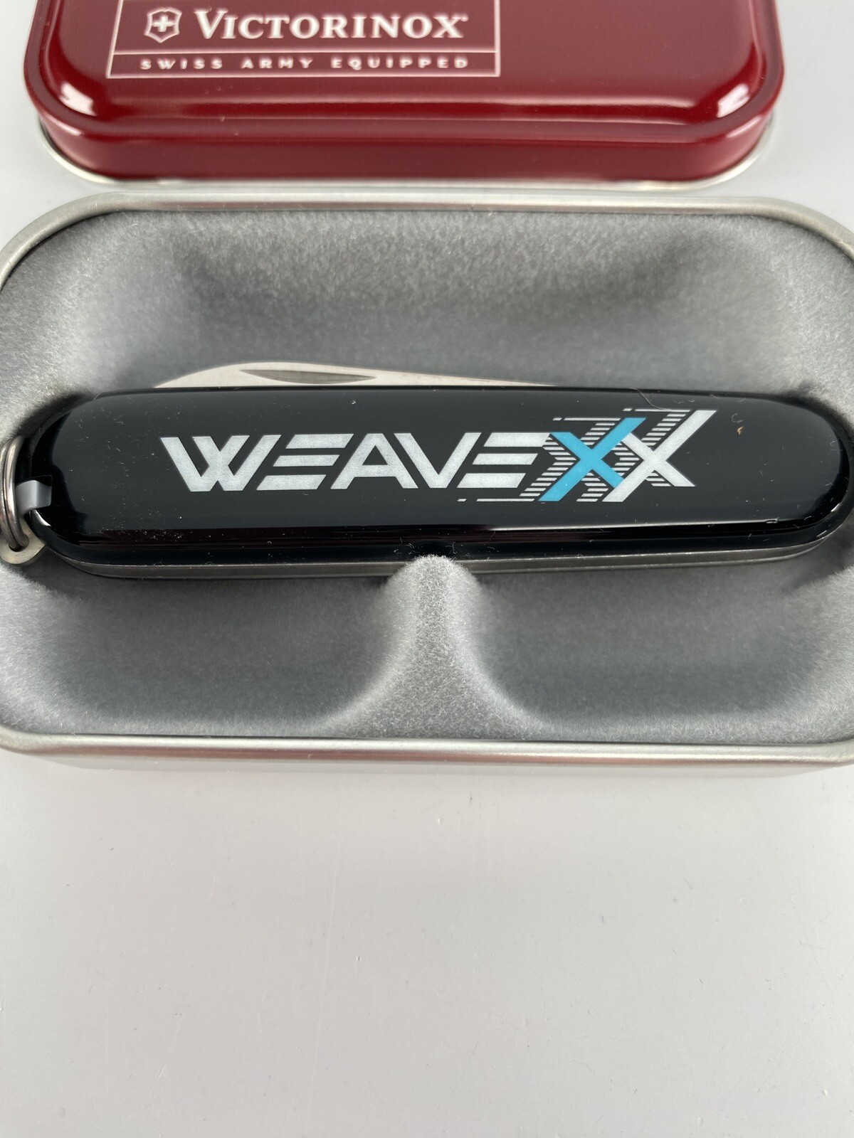 Victorinox Swiss Army Knife With "Weavexx" Advertising Logo New In Box