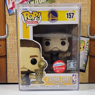 Funko POP! NBA ステフィン・カリー チャンピオンver. #157 FUNKO POP STEPHEN CURRY 157 With NBA CHAMPIONSHIP TROPHY FUGITIVE