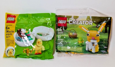 LEGO Chicken Skater Pod & Easter Rabbit (853958) | Creator Easter Bunny (30550)