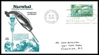 Canada FDC - 1968 - Narwhal, Scott # 480, Cole Cachet