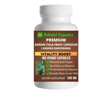 Gorontula fruit 500mg Vegan Capsules 100 Count
