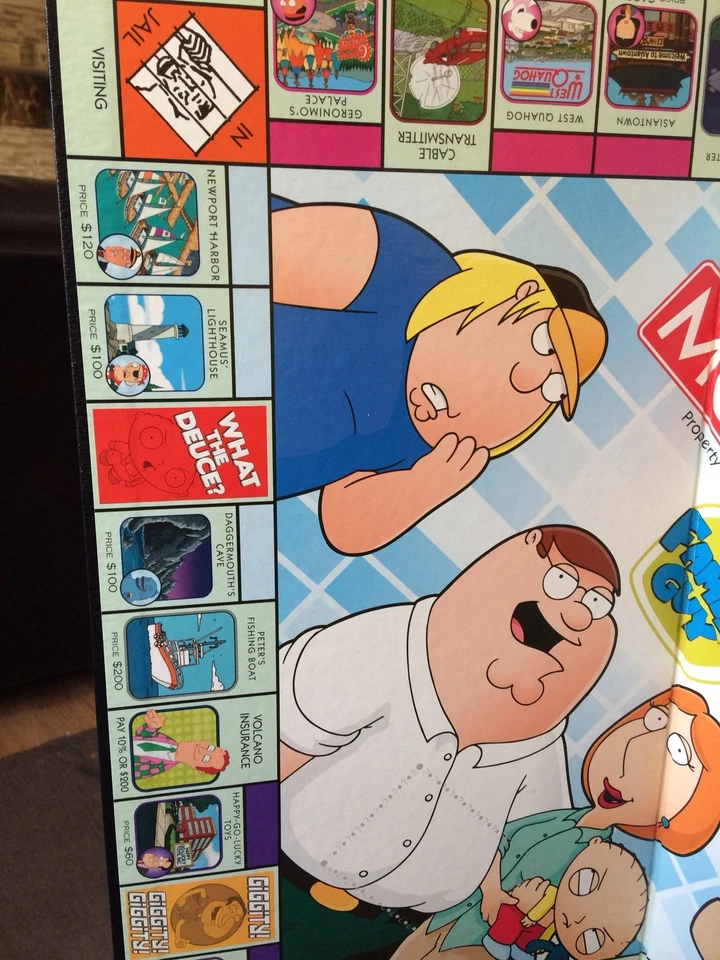 Tablero de repuesto Family Guy Monopoly Edición Coleccionista Foto 3 de 4