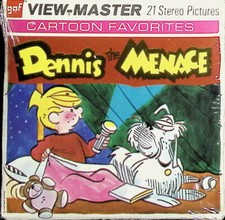 Vintage Dennis The Menace 3d View-Master 3 Reel Packet NEW SEALED