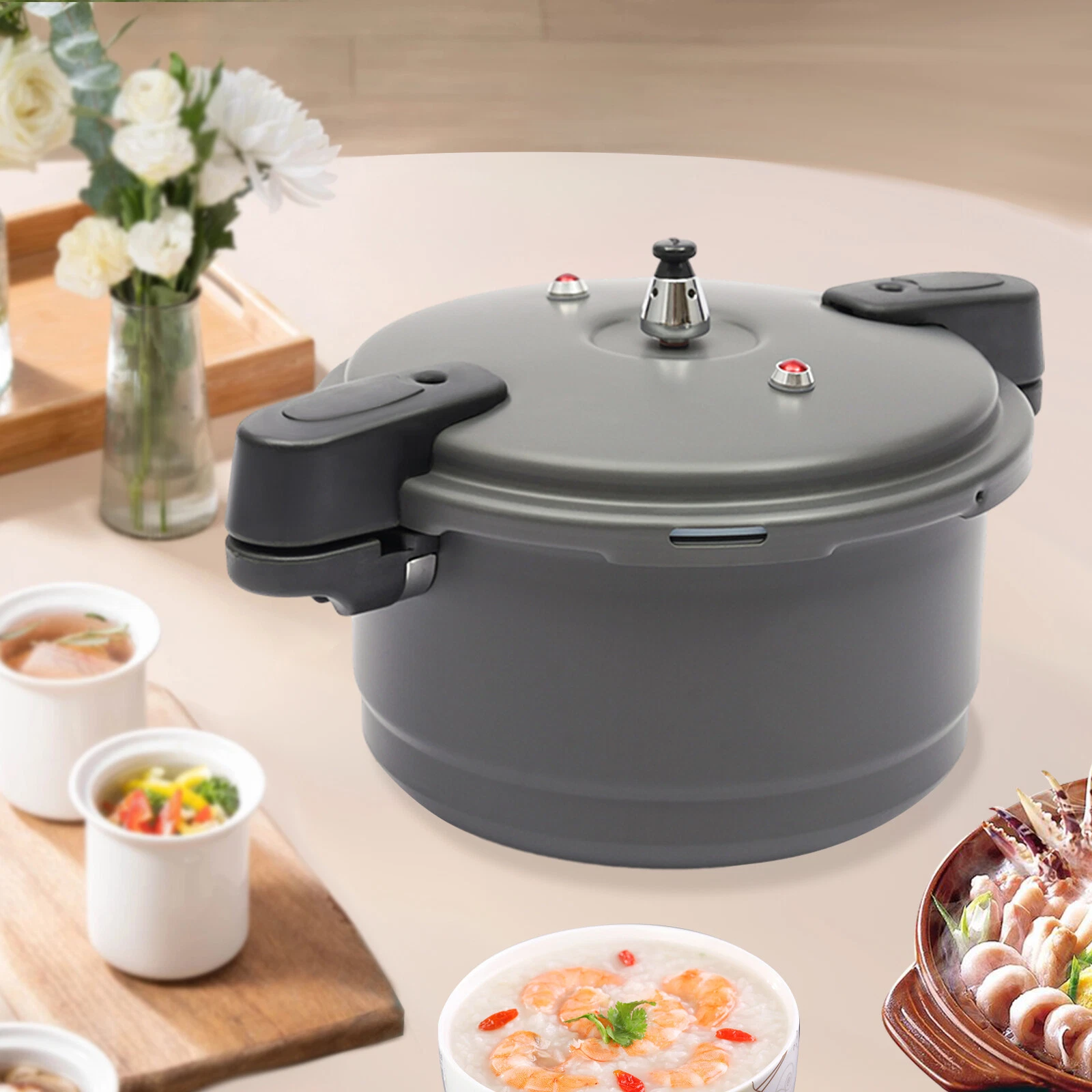 9L/9.5-Quart Canner Pressure Cooker Pressure Cooker Capacity, Aluminum Alloy
Opens in a new window o