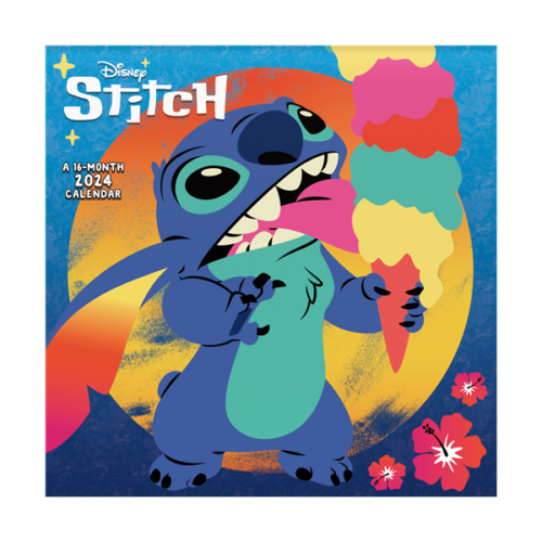 Trends International Disney Lilo & Stitch 2024 7 x 7 Mini Calendar w - Afbeelding 1 van 2