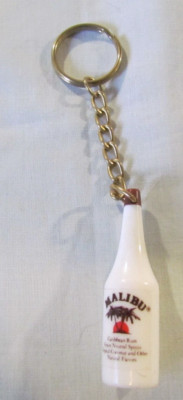 Vintage Malibu Rum Bottle Keychain