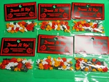 (6) DRESS IT UP FRIGHT NIGHT HALLOWEEN CRAFT EMBELLISHMENT LOT