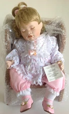 Vintage World Gallery By Valeria Shelton Porcelain Doll Shannon New
