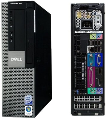 Dell Optiplex 960 SFF Intel Core 2 Quad 2.40GHz 350GB 4GB DVDRW