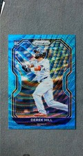 2021 Panini Prizm Tier III Teal Wave #206 Derek Hill RC Tigers