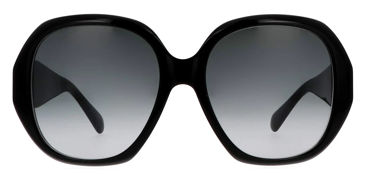 Gucci Black Oversized Sunglasses Elegant Design GG0796S Gucci GG0762S 001 Butterfly Black Sunglasses  main image 2